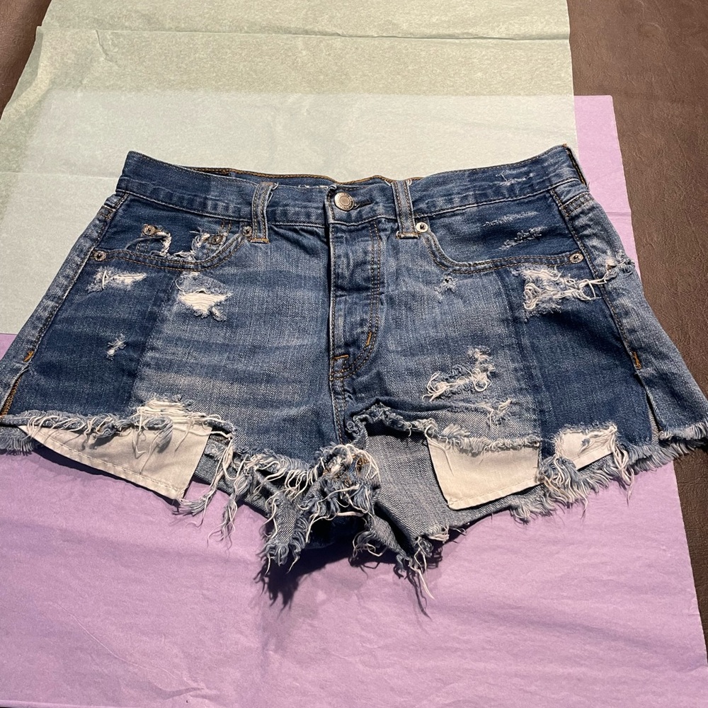 american eagle size 4 denim shorts